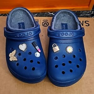 CROCS lined classic clogs